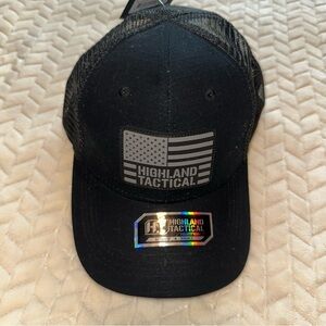 Highland Tactical Black Trucker Hat NWT